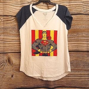 Superman V neck top